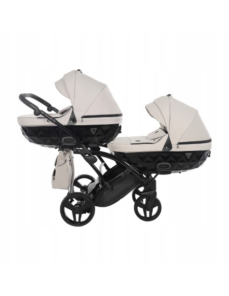 Wózek bliźniaczy Junama BASIC DUO Slim v2 (3w1) 05