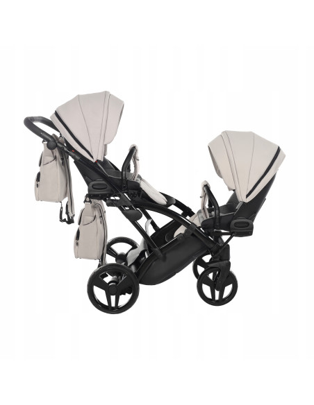 Wózek bliźniaczy Junama BASIC DUO Slim v2 (2w1) 05