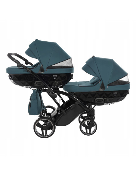 Wózek bliźniaczy Junama BASIC DUO Slim v2 (3w1) 02