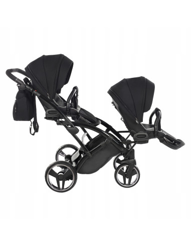 Wózek bliźniaczy Junama BASIC DUO Slim v2 (3w1) 01