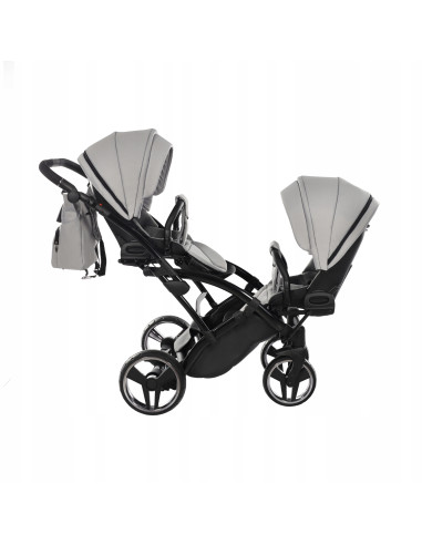 Wózek bliźniaczy Junama BASIC DUO Slim v2 (2w1) 06