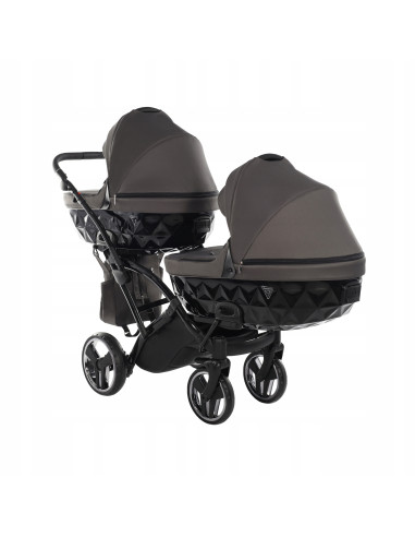 Wózek bliźniaczy Junama BASIC DUO Slim v2 (3w1) 03