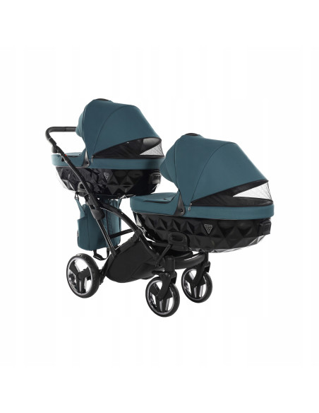 Wózek bliźniaczy Junama BASIC DUO Slim v2 (3w1) 02