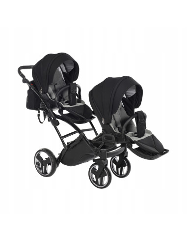 Wózek bliźniaczy Junama BASIC DUO Slim v2 (3w1) 01