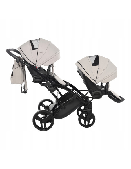 Wózek bliźniaczy Junama BASIC DUO Slim v2 (2w1) 05