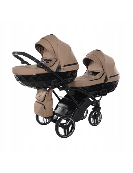 Wózek bliźniaczy Junama BASIC DUO Slim v2 (3w1) 04