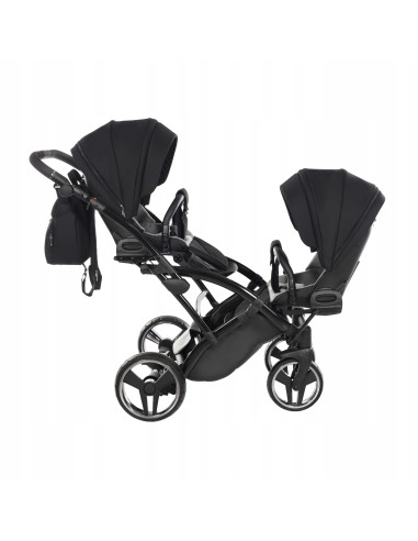 Wózek bliźniaczy Junama BASIC DUO Slim v2 (3w1) 01