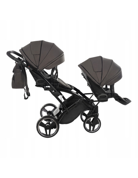 Wózek bliźniaczy Junama BASIC DUO Slim v2 (2w1) 03