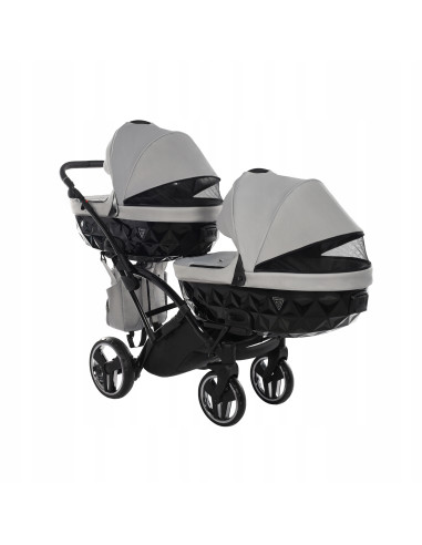 Wózek bliźniaczy Junama BASIC DUO Slim v2 (3w1) 06