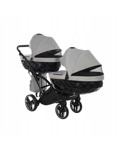 Wózek bliźniaczy Junama BASIC DUO Slim v2 (3w1) 06