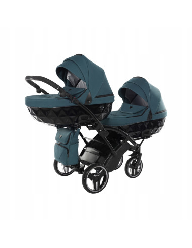 Wózek bliźniaczy Junama BASIC DUO Slim v2 (3w1) 02