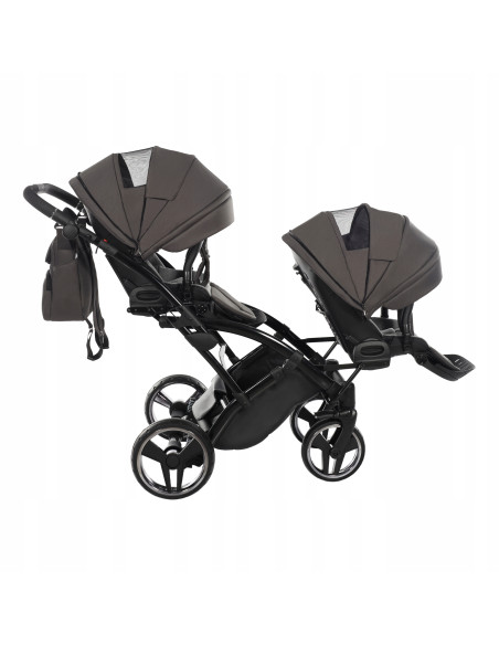 Wózek bliźniaczy Junama BASIC DUO Slim v2 (2w1) 03