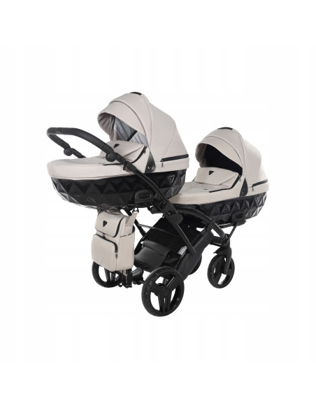 Wózek bliźniaczy Junama BASIC DUO Slim v2 (3w1) 05