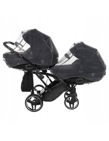 Wózek bliźniaczy Junama BASIC DUO Slim v2 (3w1) 01