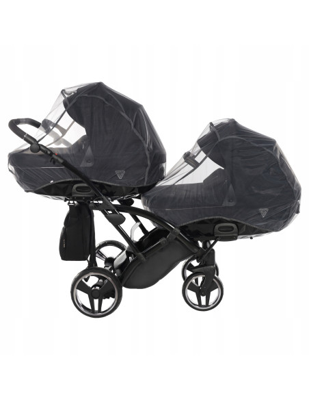 Wózek bliźniaczy Junama BASIC DUO Slim v2 (3w1) 01