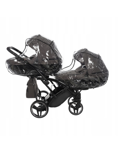 Wózek bliźniaczy Junama BASIC DUO Slim v2 (2w1) 03