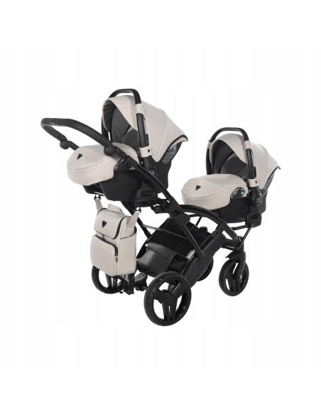 Wózek bliźniaczy Junama BASIC DUO Slim v2 (2w1) 05