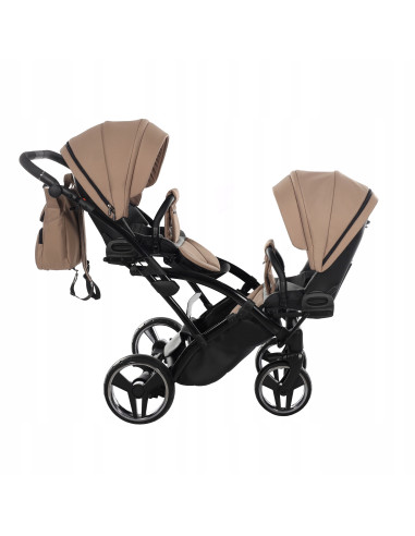 Wózek bliźniaczy Junama BASIC DUO Slim v2 (3w1) 04