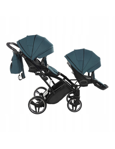 Wózek bliźniaczy Junama BASIC DUO Slim v2 (3w1) 02