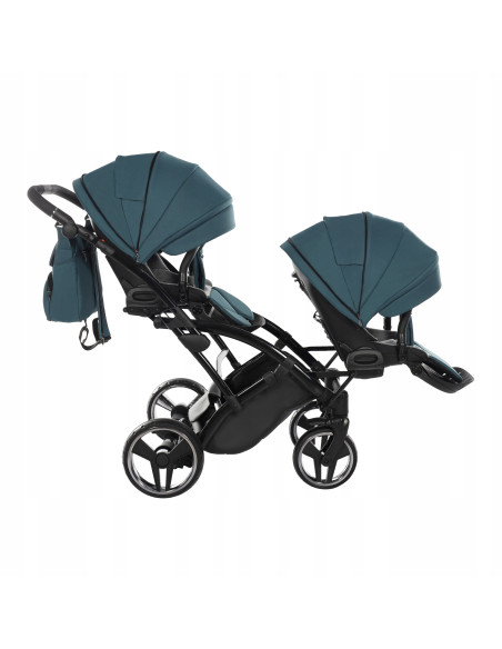 Wózek bliźniaczy Junama BASIC DUO Slim v2 (3w1) 02