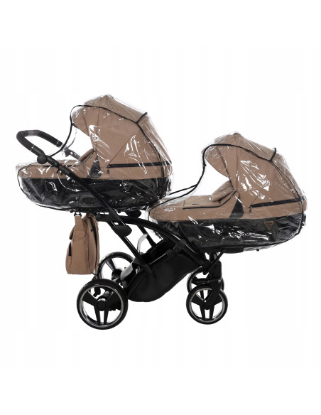 Wózek bliźniaczy Junama BASIC DUO Slim v2 (2w1) 04