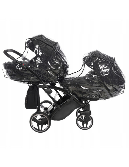Wózek bliźniaczy Junama BASIC DUO Slim v2 (3w1) 01