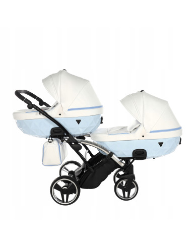 Wózek bliźniaczy Junama CANDY DUO Slim v3 (3w1) 02