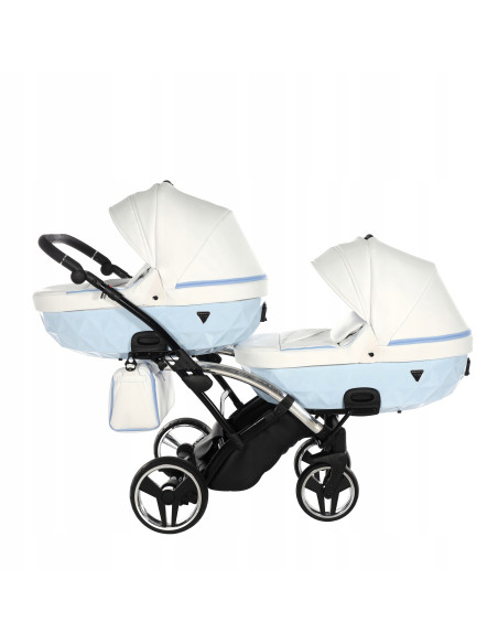 Wózek bliźniaczy Junama CANDY DUO Slim v3 (3w1) 02