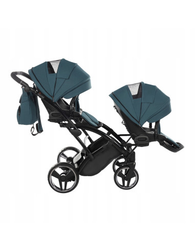 Wózek bliźniaczy Junama BASIC DUO Slim v2 (3w1) 02