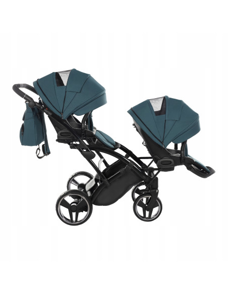 Wózek bliźniaczy Junama BASIC DUO Slim v2 (3w1) 02