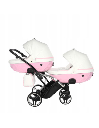 Wózek bliźniaczy Junama CANDY DUO Slim v3 (3w1) 01