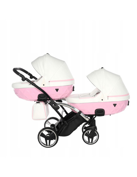 Wózek bliźniaczy Junama CANDY DUO Slim v3 (3w1) 01
