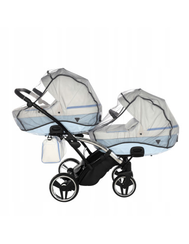 Wózek bliźniaczy Junama CANDY DUO Slim v3 (3w1) 02