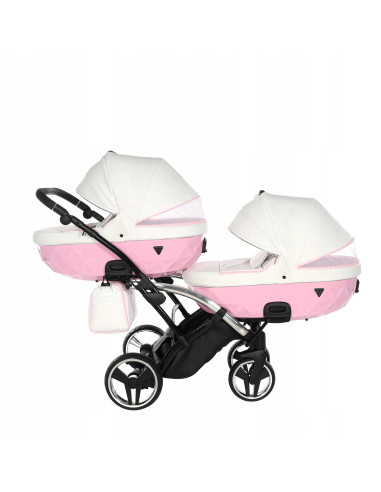 Wózek bliźniaczy Junama CANDY DUO Slim v3 (2w1) 01