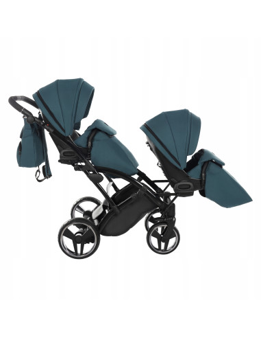 Wózek bliźniaczy Junama BASIC DUO Slim v2 (3w1) 02
