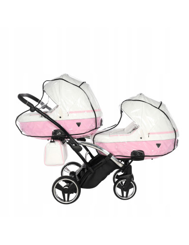 Wózek bliźniaczy Junama CANDY DUO Slim v3 (3w1) 01