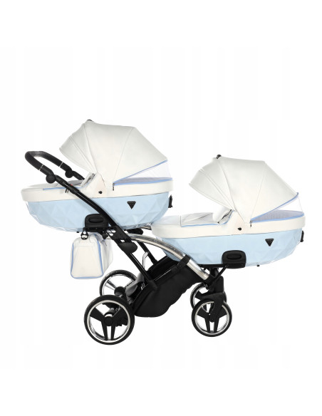 Wózek bliźniaczy Junama CANDY DUO Slim v3 (2w1) 02