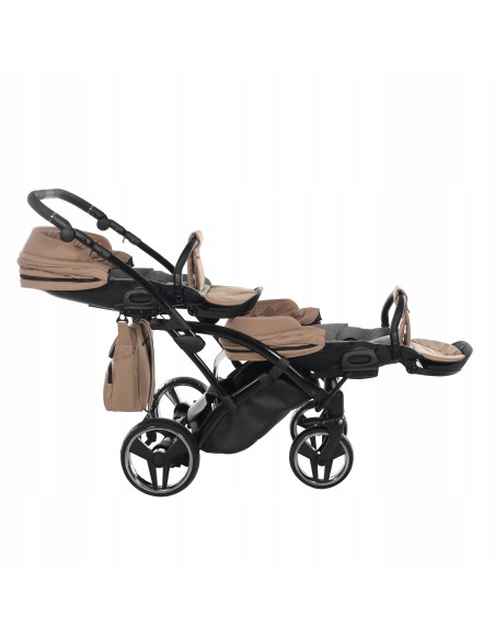Wózek bliźniaczy Junama BASIC DUO Slim v2 (3w1) 04