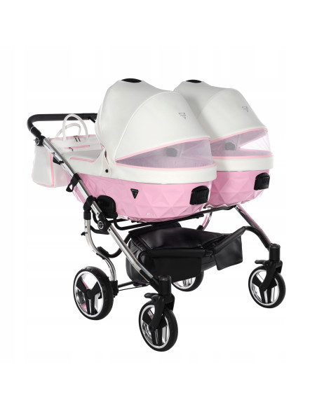 Wózek bliźniaczy Junama CANDY DUO v3 (3w1) 01