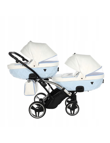 Wózek bliźniaczy Junama CANDY DUO Slim v3 (3w1) 02