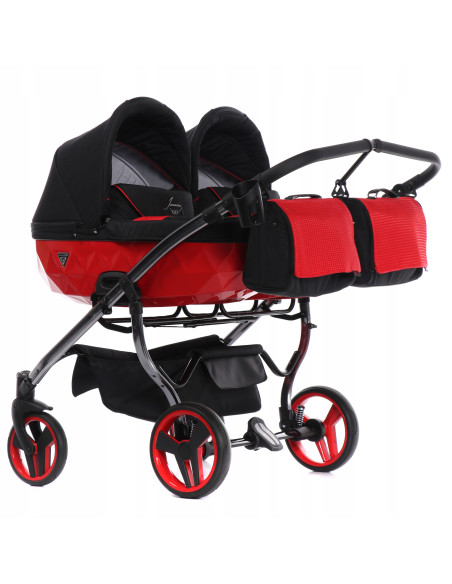 Wózek bliźniaczy Junama S-LINE DUO v3 (2w1) 01