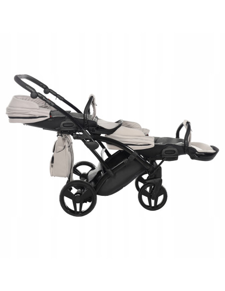 Wózek bliźniaczy Junama BASIC DUO Slim v2 (3w1) 05