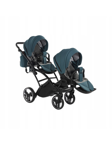 Wózek bliźniaczy Junama BASIC DUO Slim v2 (3w1) 02