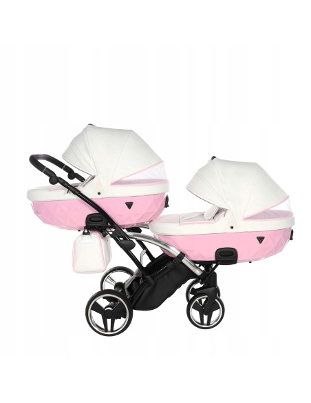 Wózek bliźniaczy Junama CANDY DUO Slim v3 (3w1) 01