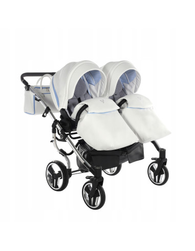 Wózek bliźniaczy Junama CANDY DUO v3 (3w1) 02
