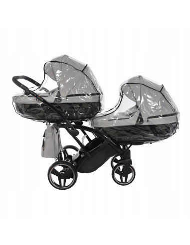Wózek bliźniaczy Junama BASIC DUO Slim v2 (3w1) 06