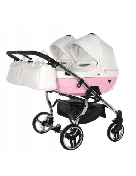 Wózek bliźniaczy Junama CANDY DUO v3 (3w1) 01