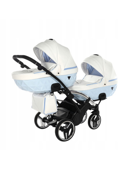 Wózek bliźniaczy Junama CANDY DUO Slim v3 (3w1) 02