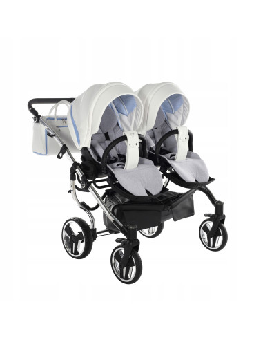 Wózek bliźniaczy Junama CANDY DUO v3 (2w1) 02