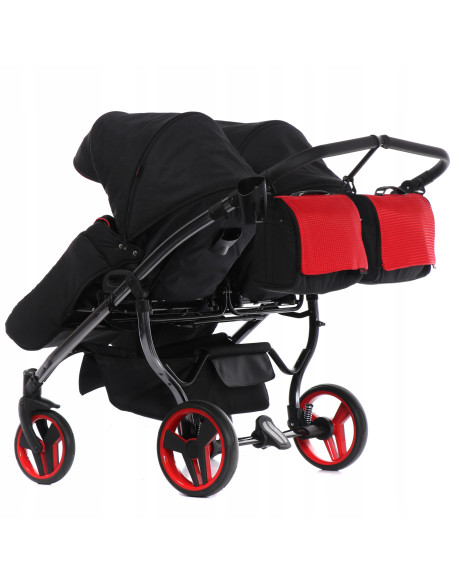 Wózek bliźniaczy Junama S-LINE DUO v3 (2w1) 01